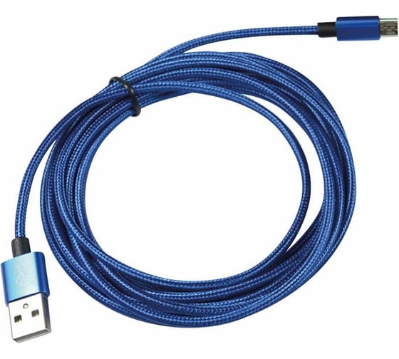 Изображение товара Кабель ENERGY ET-27 USB/Lightning, цвет - синий 104107