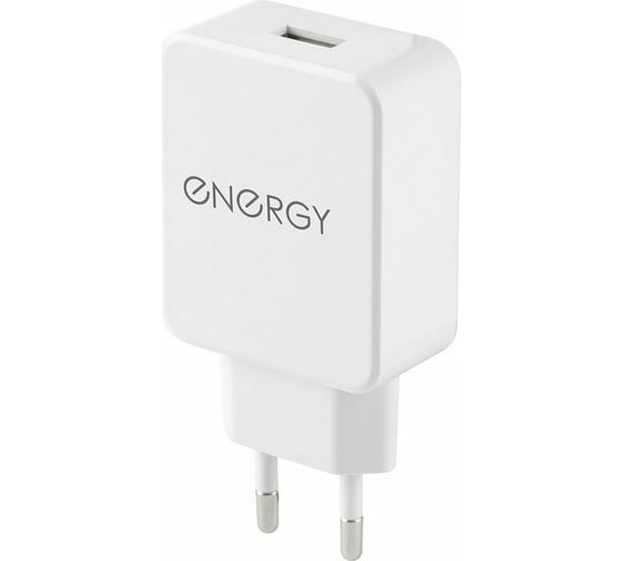 Изображение товара Сетевое зарядное устройство ENERGY ET-32, 2,1А, цвет - белый 104290
