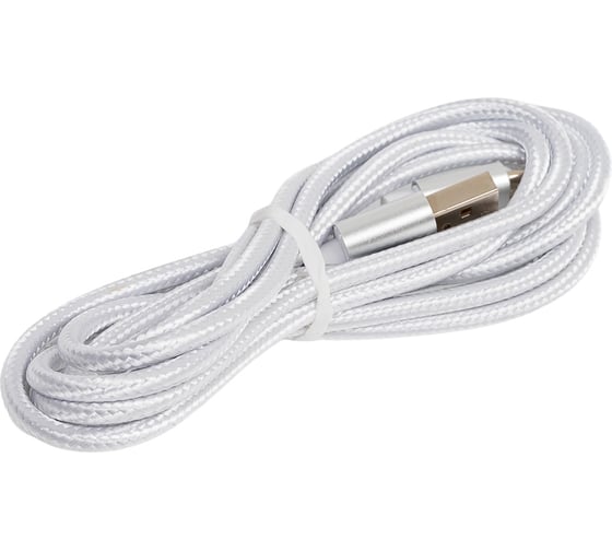 Изображение товара Кабель ENERGY ET-29-2 USB/Type-C, серебро 104112