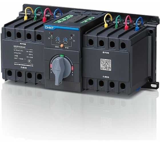 Изображение товара Устройство автоматического ввода резерва CHINT NXZB-63H/4C 63А D63 (R) 171633