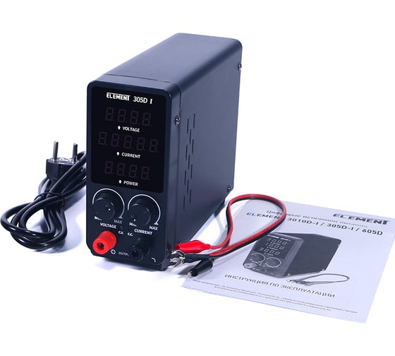 Изображение товара Лабораторный импульсный блок питания ELEMENT 305D-I (30V 5A) 17661