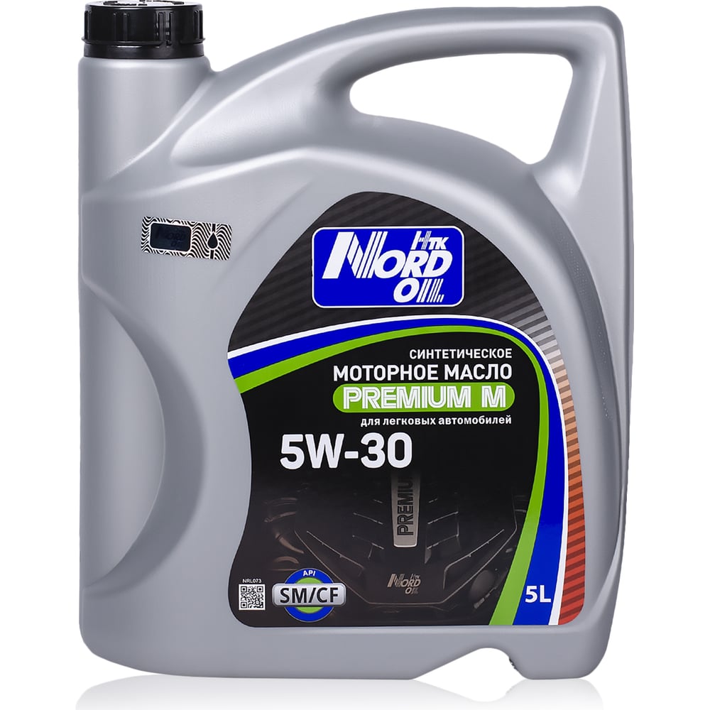 Моторное масло NORD 5W30 NRL073 OIL Premium М 5W-30, SM/CF - фото 1