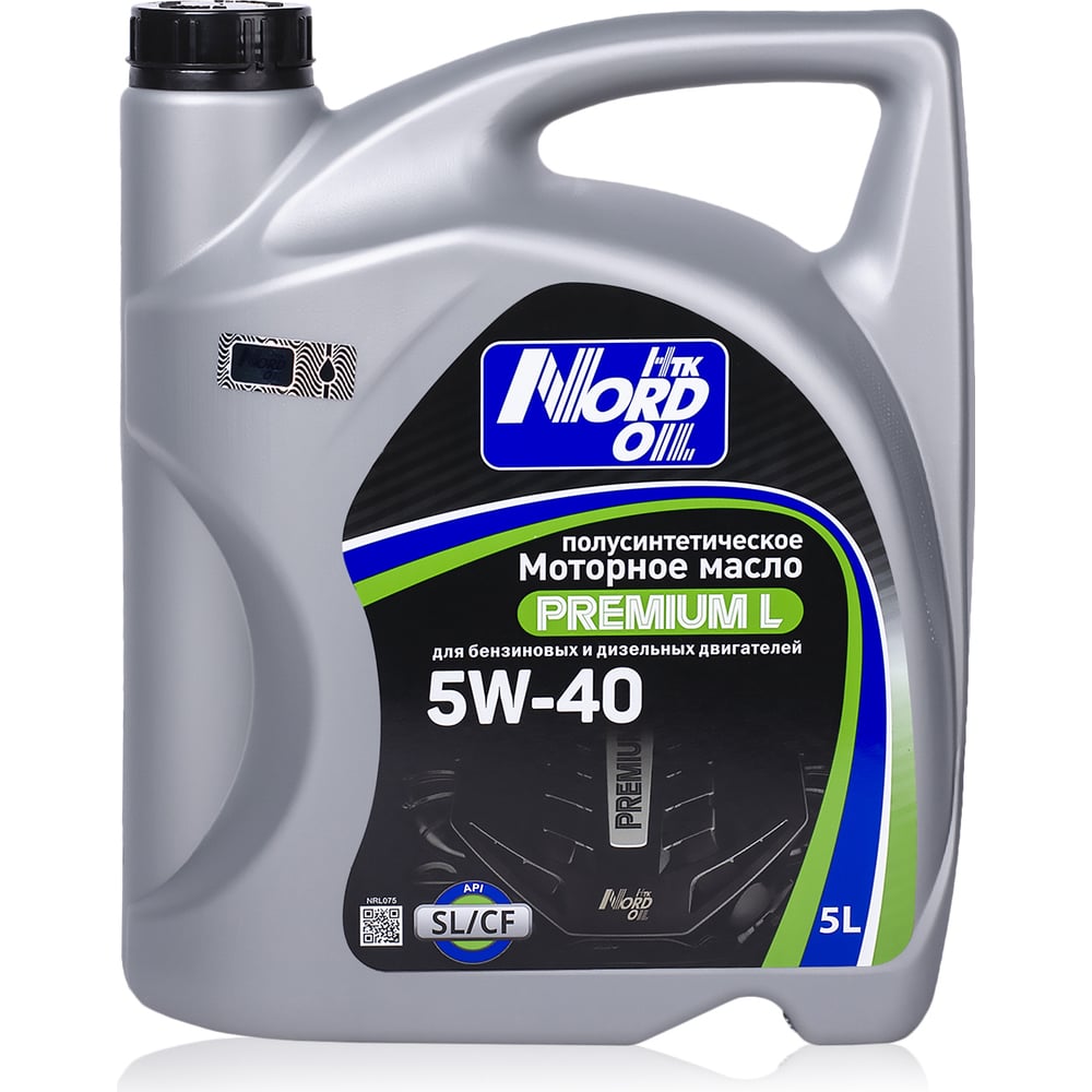 Моторное масло NORD 5W40 NRL075 OIL Premium L 5W-40, SL/CF - фото 1