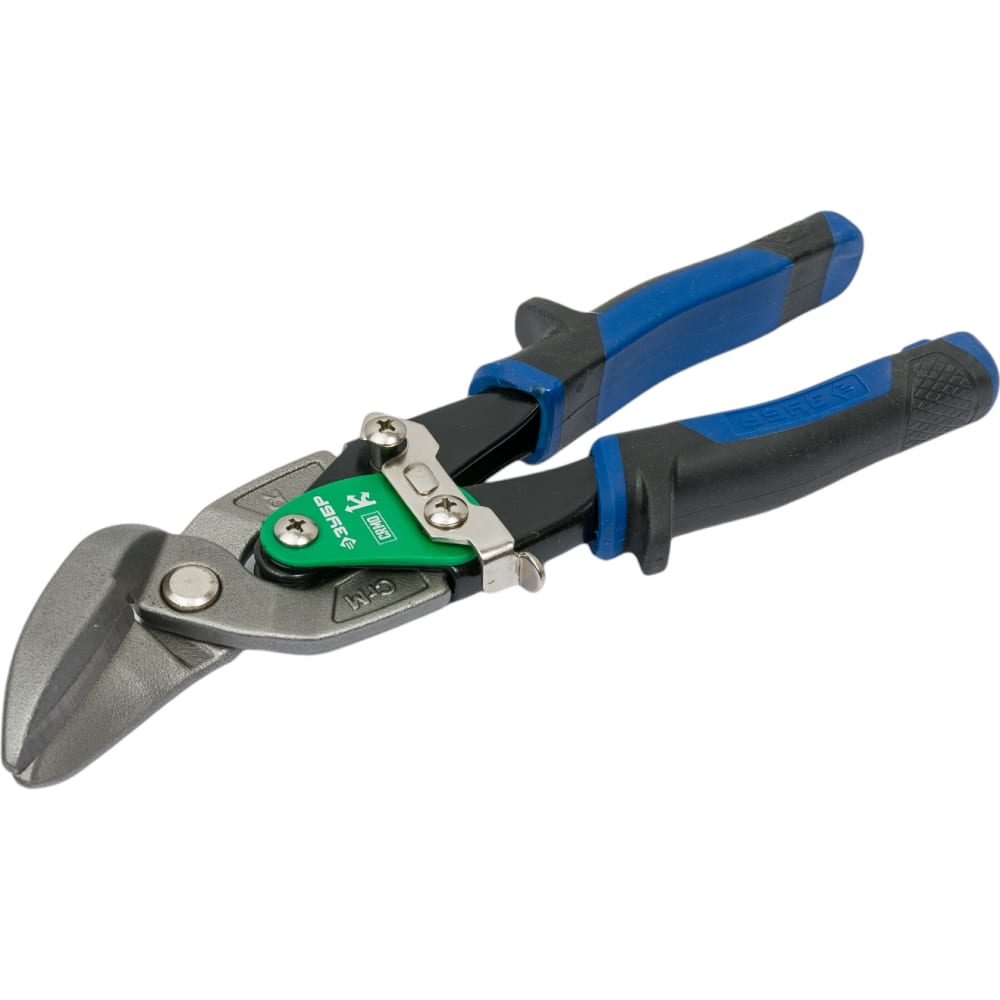 Правые усиленные ножницы по металлу ЗУБР ножницы freund l300 пеликаны 01232300 усиленные правые
