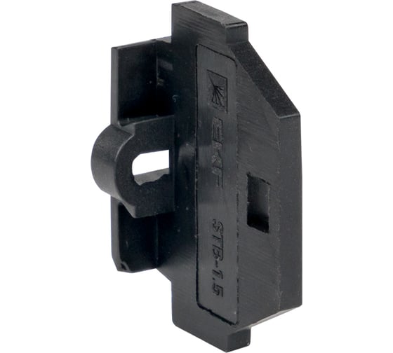 Изображение товара Заглушка для миниклеммы EKF PROxima STB-1.5, черная упаковка 50 штук ep-stb-m-1.5-black-r