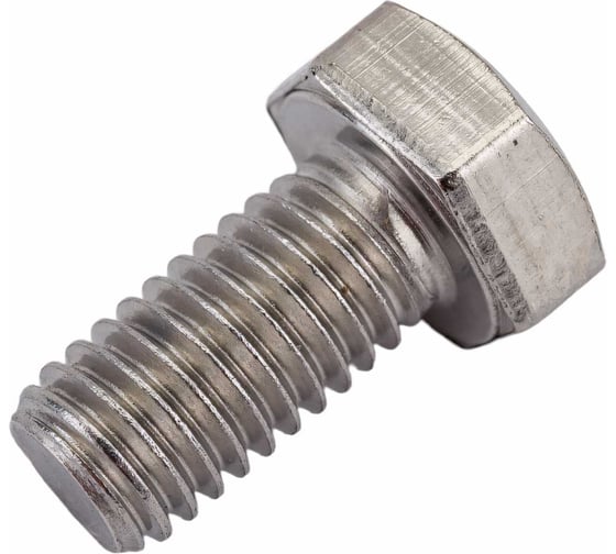 Изображение товара Болт DINFIX DIN 933, шестигранная головка с полной резьбой, 8x16, А2 нержавеющая сталь, 5 шт. 00-00002826