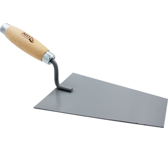 Изображение товара Кельма отделочника On большой прямоугольник, порошковая покраска, деревянная ручка, 330x140 мм  02-14-115