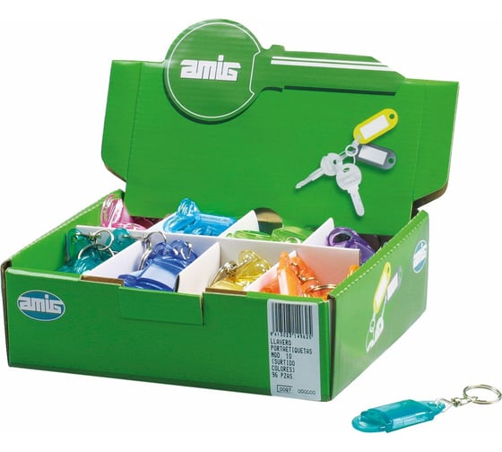 Изображение товара Брелок-этикетка для ключей Amig 96 шт. в коробке 10