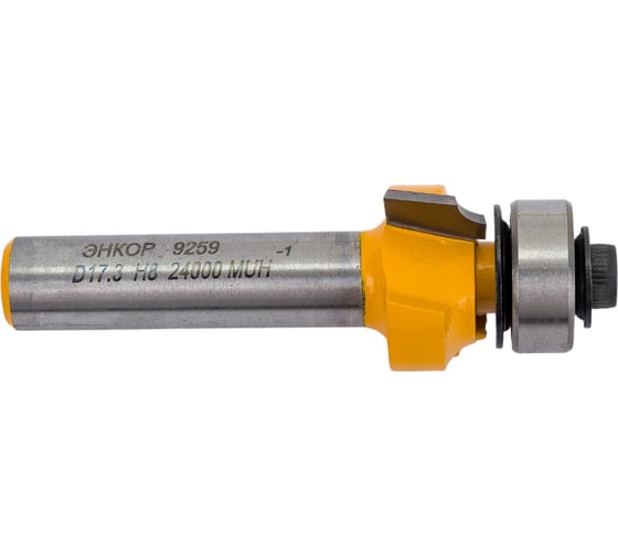 Изображение товара Фреза кромочная калевочная (17.3х8 мм; R 2.4 мм; хвостовик 8 мм) по дереву Энкор 9259