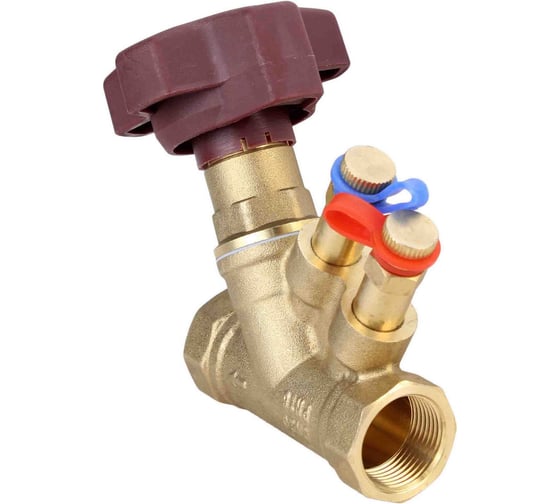 Изображение товара Клапан балансировочный DN.ru КБЛР Ду15 Ру16 латунный усиленный, муфтовый D080-00500