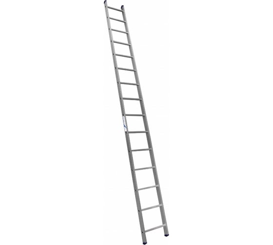 Изображение товара Алюминиевая лестница Алюмет приставная односекционная 1х15 ступеней . Серия Н1 5115 H1 5115