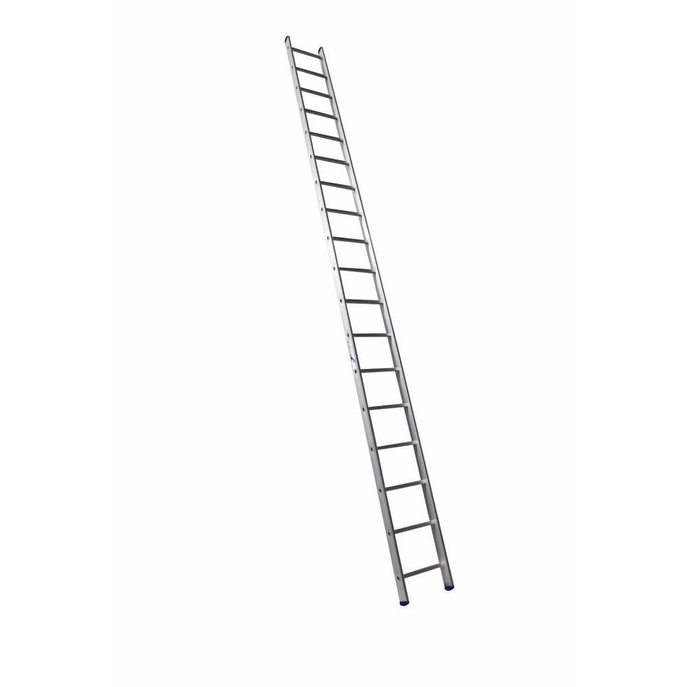 Односекционная алюминиевая лестница Алюмет лестница тундра алюминиевая односекционная приставная 9 ступеней 2510 мм