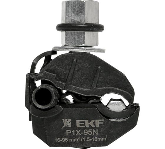 Изображение товара Прокалывающий ответвительный зажим EKF PROxima P1X-95N, 16-95 мм2, 1,5-16 мм2(Al), (голый провод/изолированный провод) 20 штук p-1x-95n