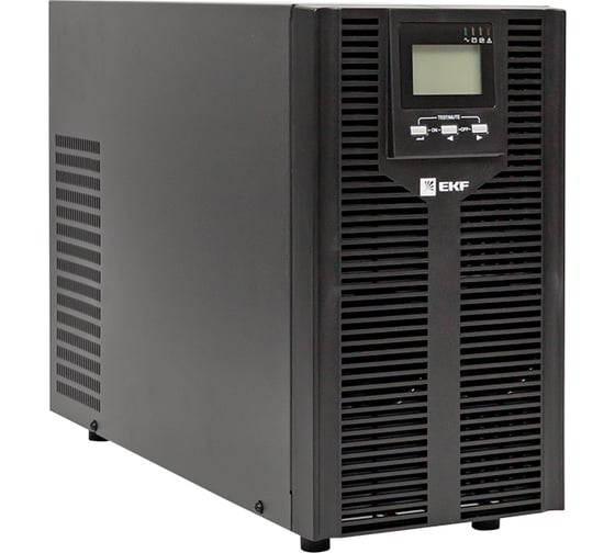 Изображение товара Источник бесперебойного питания двойного преобразования EKF E-Power SW900G4 10000 ВА, напольный, 1фазный ,230В, без АКБ SW901G4-T