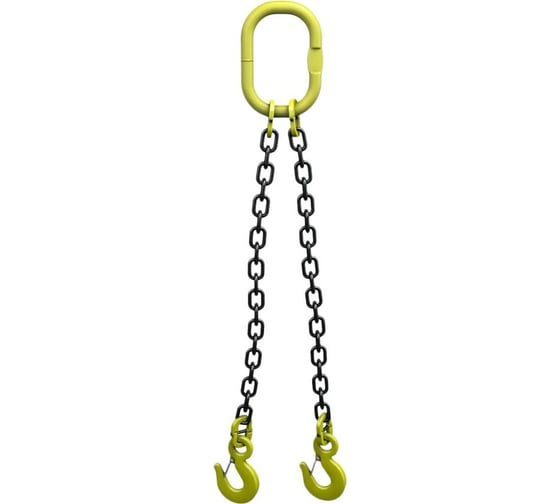 Изображение товара Цепной двухветвевой строп ТРАСТ 2СЦ 8,0 тн, 1000 мм, 8 класс 4687202684199