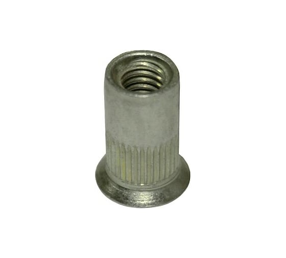 Изображение товара Заклепка-гайка ЦКИ М6, потайная, рифленая, сталь Ц, BRALO 25 шт. 11824