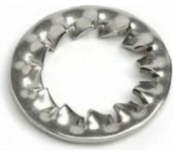 Изображение товара Стопорная шайба ЦКИ DIN 6798 J, М20, зубчатая, A2, 50 шт. 75582