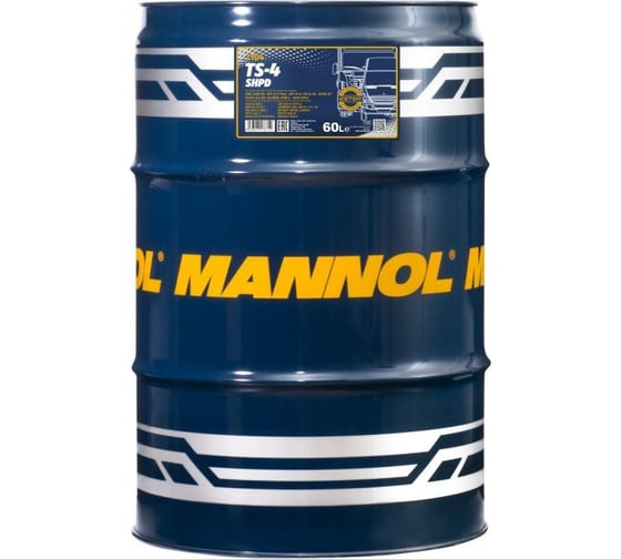 Изображение товара Минеральное моторное масло MANNOL TS-4 SHPD 15W-40, 60 л 1234