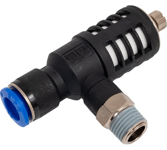 Изображение товара Клапан быстрого выхлопа 10 мм - 1/4" CDC Pneumatics ESC 10-M-02