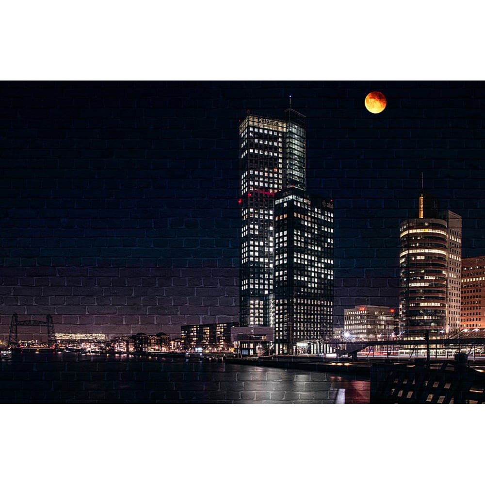 Фотообои Студия фотообоев фотообои на флизелиновой основе flizelini 1048 3f ночной город с высоты 2 7х2 7 м
