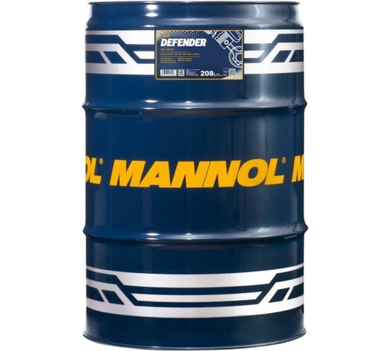 Изображение товара Полусинтетическое моторное масло MANNOL DEFENDER 10W-40, 208 л 1151