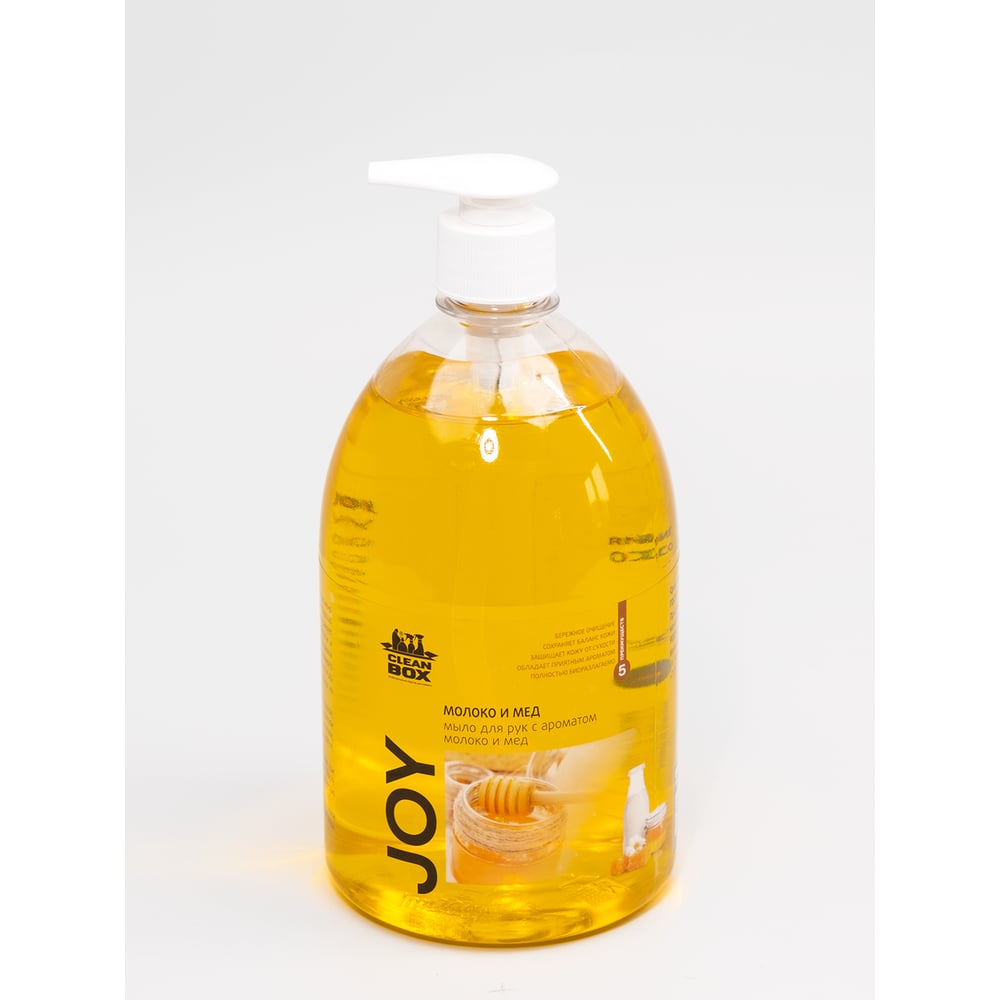 Изображение товара Жидкое мыло CleanBox Joy с ароматом Молока и Медa 1 л