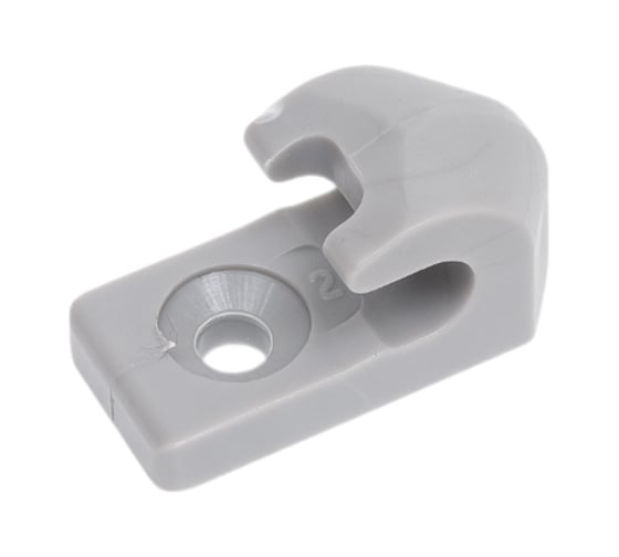 Изображение товара Клипса сетчатых полок Левша 28.5x16.5x12.8, серый, 8 шт. У8-5701