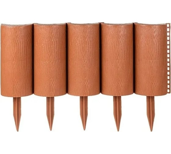 Изображение товара Садовое ограждение МАСТЕРСАД Садовый конструктор терракотовое, высота 21 см КНСТР21-терракот