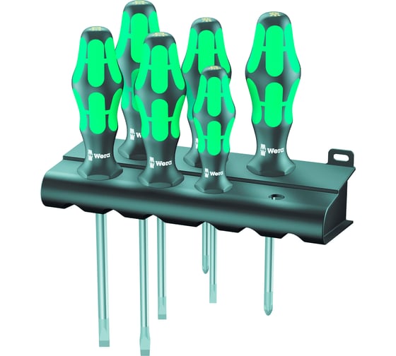 Изображение товара Набор отверток 334/355/6 SATZ 6TLG. WERA WE-105656