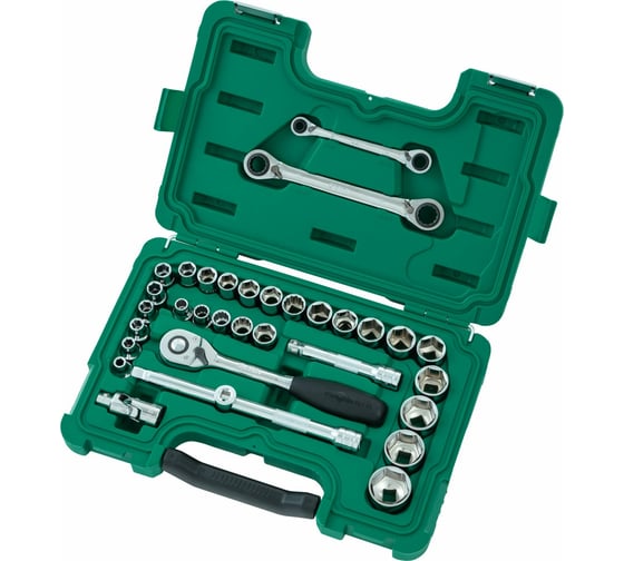 Изображение товара Набор торцевых головок SATA с принадлежностями, 33 предмета 09099