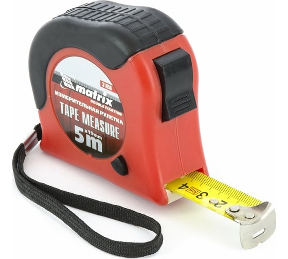 Изображение товара Рулетка Double  fixation, 5 м х 19 мм, MATRIX 31056
