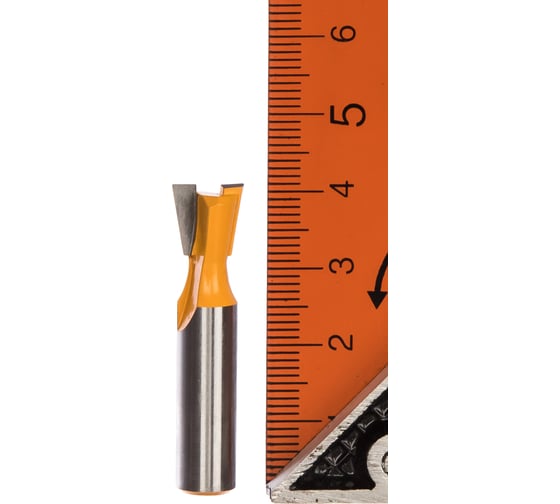 Изображение товара Фреза пазовая "ласточкин хвост" (9.5х10 мм; 9°; хвостовик 8 мм) по дереву Энкор 9315