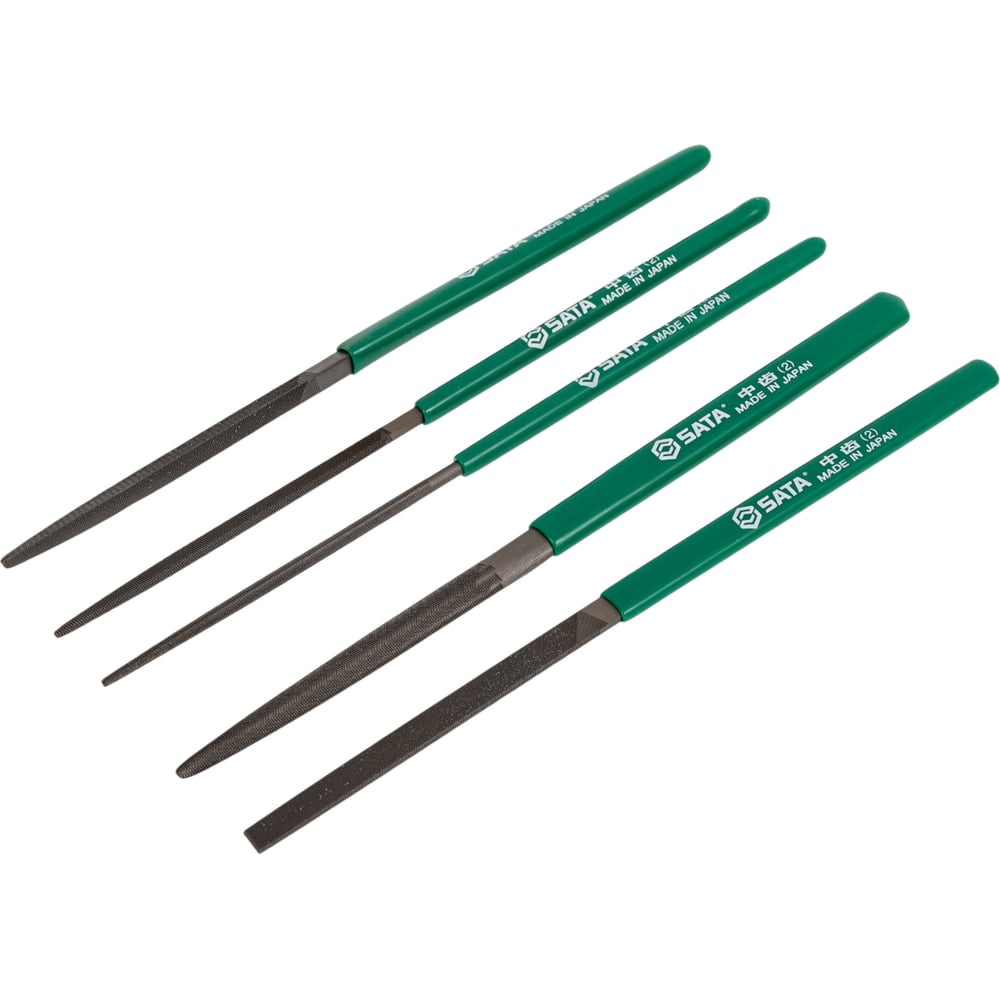 Изображение товара Набор напильников Sata 5 предметов разных видов и сечений профессиональный