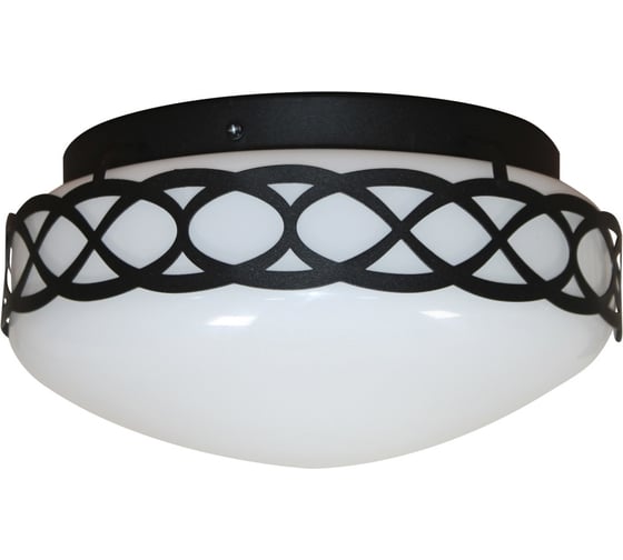 Изображение товара Светильник ЭЛЕТЕХ Аманда 220 НПО 22-60-240 опал декор черн муар ИУ 1005150531