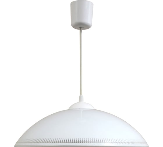 Изображение товара Светильник ЭЛЕТЕХ "Кайма 350 НСБ 72-60 М50 глянцевый белый /шнур белый/эко ИУ 1005301176