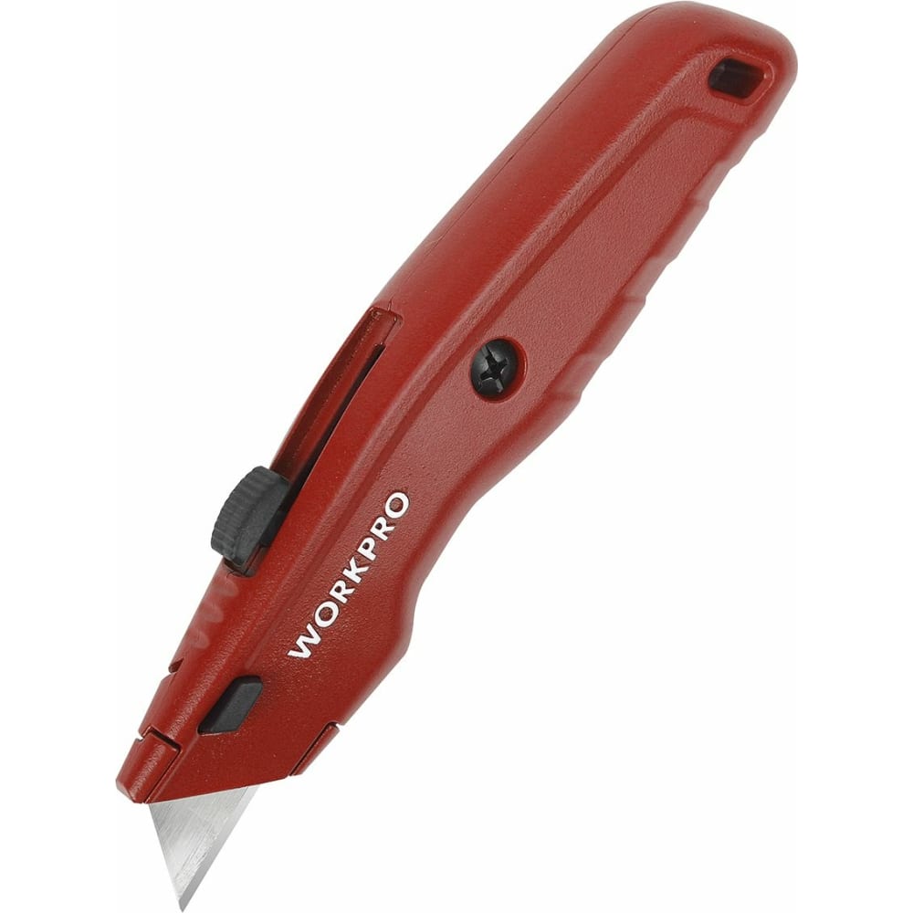 Алюминиевый строительный нож WORKPRO алюминиевый складной быстросменный нож workpro