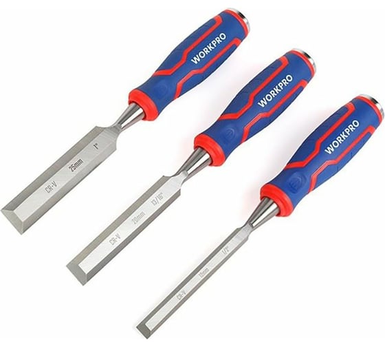 Изображение товара Набор стамесок-долот WORKPRO 3шт. WP201301
