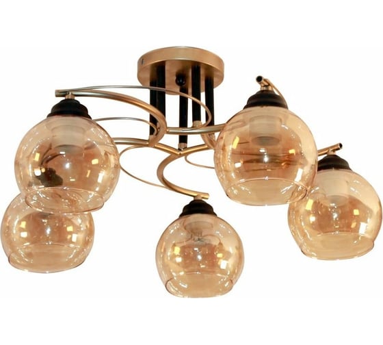 Изображение товара Светильник ЭЛЕТЕХ Лия/5 зол. НПБ 01-5x60-128 Е27 ИУ 1005404365