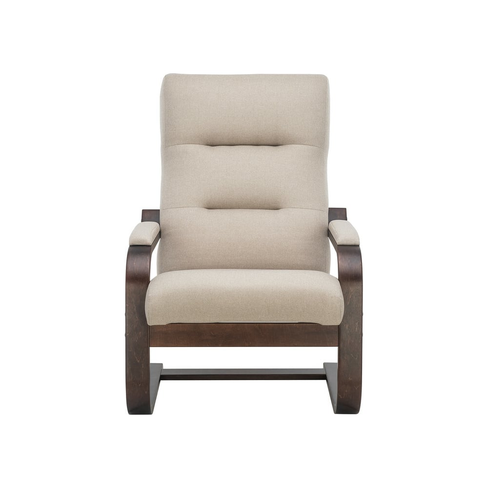 Изображение товара Кресло Leset Оскар ореховая ткань рогожка бежевый фанера комфортное эргономичное