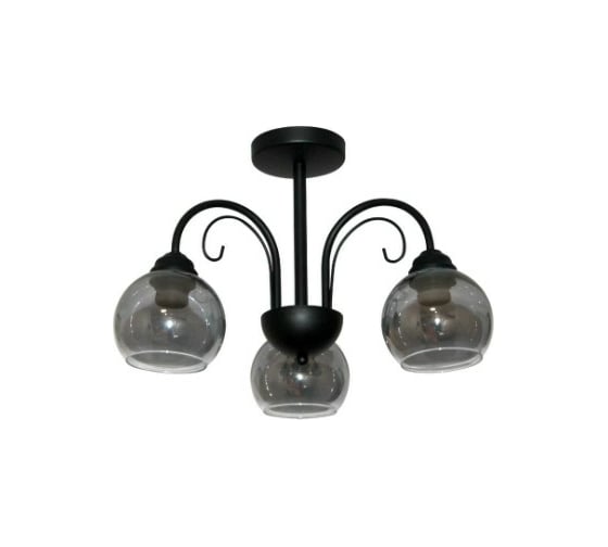 Изображение товара Светильник ЭЛЕТЕХ Берта 131 черный муар (Плафон 06333) НСБ 01-3x60-158 Е27 ИУ 1005404644