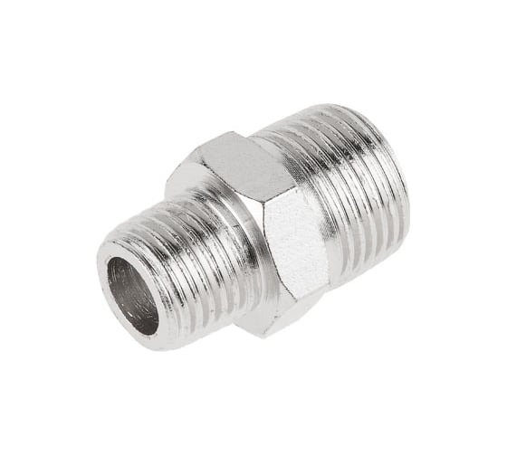 Изображение товара Переходник наружная резьба G3/8 наружная резьба G1/4 сталь ECO AS-MT38/MT14 