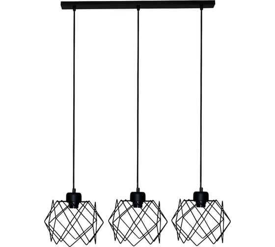 Изображение товара Подвесной светильник ЭЛЕТЕХ Сигма 231 черный муар НСБ 01-3x60-161 Е27 ИУ 1005404791