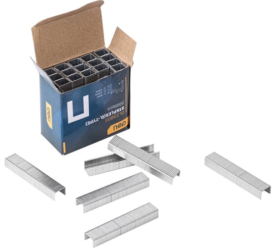 Изображение товара Набор скоб для степлера DELI тип D, 53F DL238011 98420