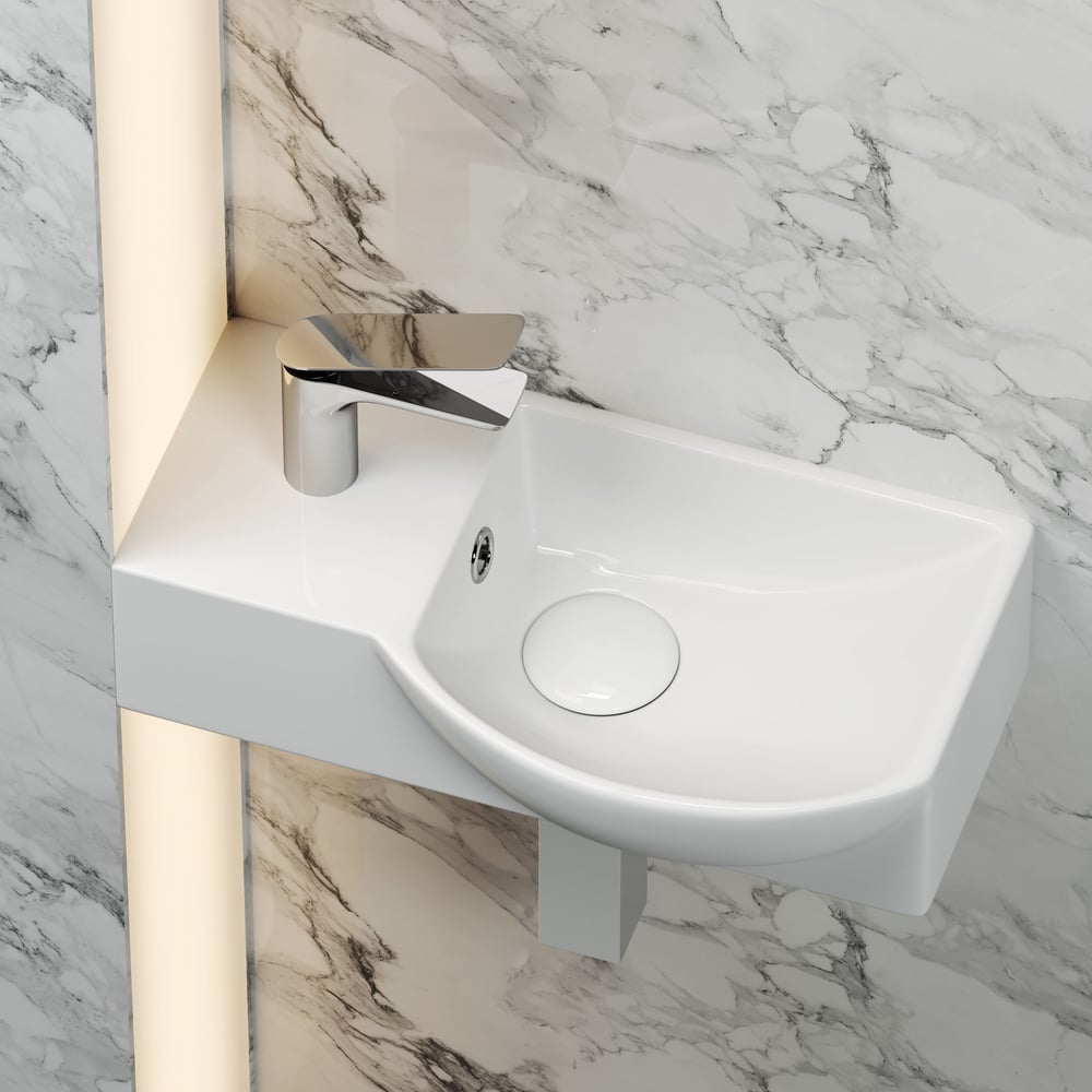 Изображение товара Подвесной умывальник Ceramicanova Element прямоугольный 400x220 мм CN6039R