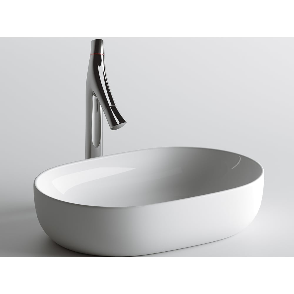 Изображение товара Умывальник-чаша Ceramicanova овальная накладная серия Element 600x415 мм CN6047