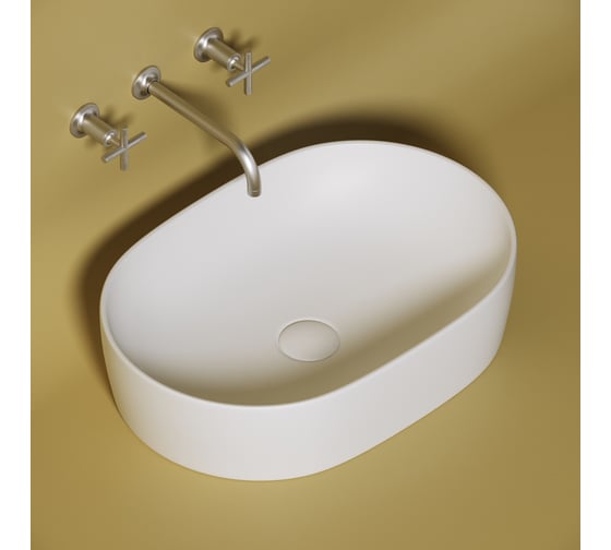 Изображение товара Умывальник чаша Ceramicanova Element накладная, овальная 600x415x135 мм CN6047MW