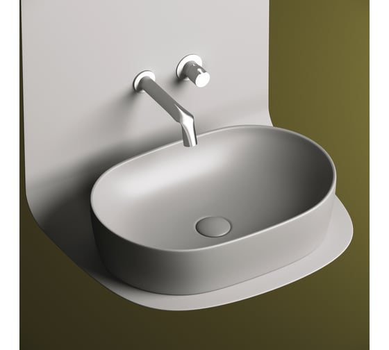 Изображение товара Умывальник чаша Ceramicanova накладная, овальная Element 600x415x135 мм CN6047MH