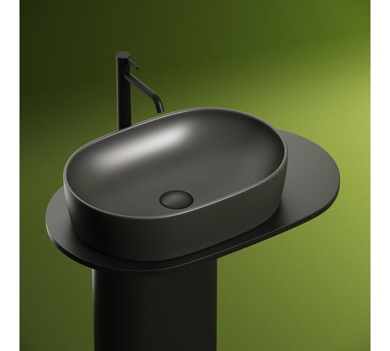 Изображение товара Умывальник чаша Ceramicanova Element накладная, овальная 600x415x135 мм CN6047MDH