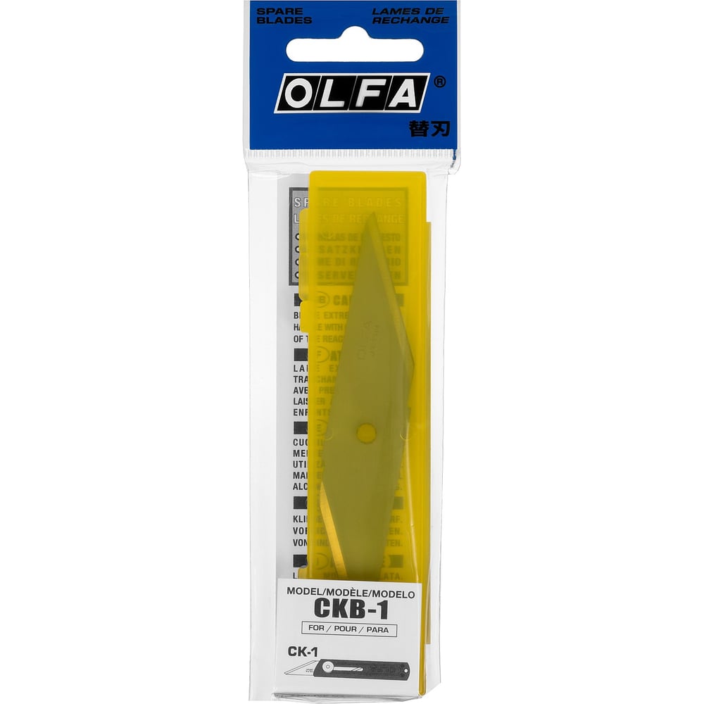 Сегментированное лезвие для ножа CK-1 OLFA специальное лезвие для ножа sk 4 olfa