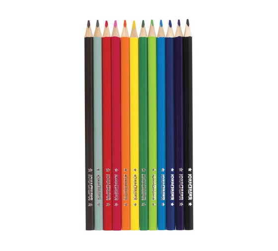 Изображение товара Цветные карандаши ЮНЛАНДИЯ СЛАДКИЕ ИСТОРИИ, 12 цветов, трехгранные заточенные 181393